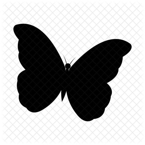 Butterfly Icon Download In Glyph Style
