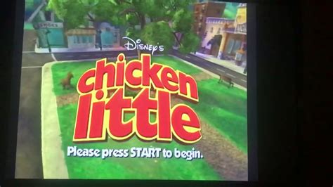 Disneys Chicken Little For The Xbox Gameplay But My Disc Has Been Butt