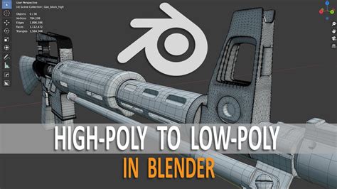 Modeling From High Poly To Low Poly In Blender Youtube
