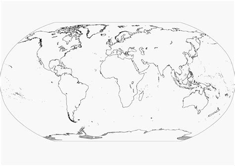 Seven Continents Coloring Page At Free Printable