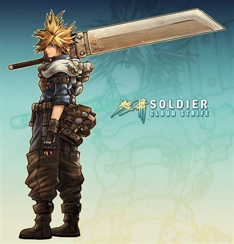 Cloud Strife Soldier By Buraisuko On Deviantart