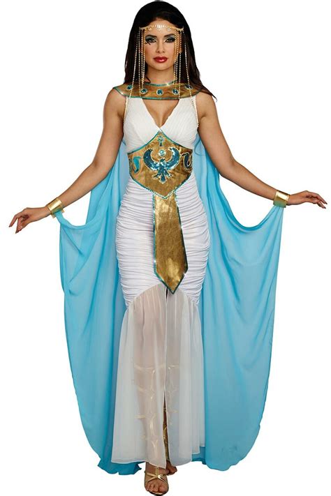 Sexy Queen Of Egypt Costume Cleopatra Dress With Cape 3wishescom