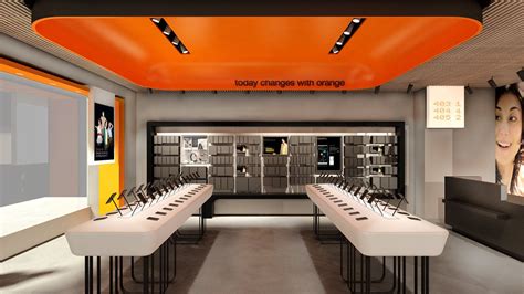 Orange Store Orange Store Commercial Space Design Store Interiors