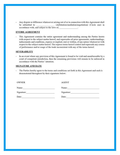 Free Property Management Agreement Form And Template 2022