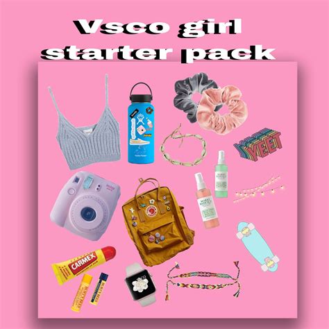 Vsco Girl Starter Pack Vscogirl Vsco Girl Starter Pack Starter Pack