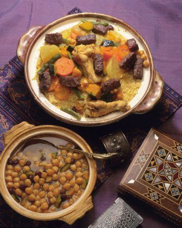 She was the moroccan food expert for the spruce eats (formerly about.com) from 2008 to 2016. Stewed Chickpeas and Morocco-style Couscous, High Angle View | Cuisine marocaine, Gastronomie ...