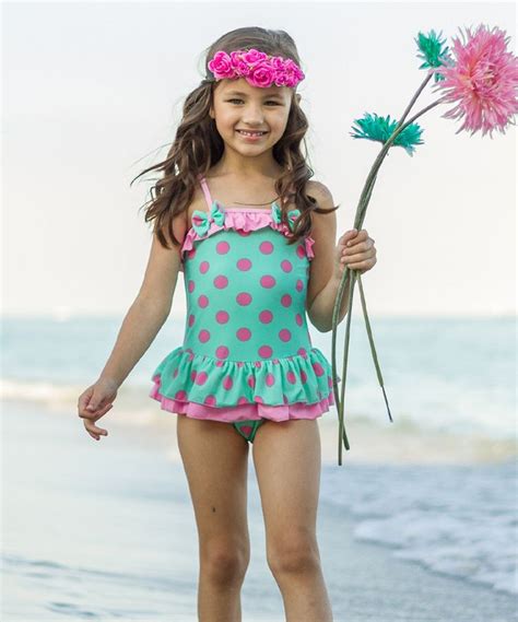 Love This Turquoise And Pink Skirted One Piece Infant Toddler And Girls