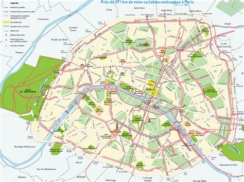 Mapa De París Viajar A Francia