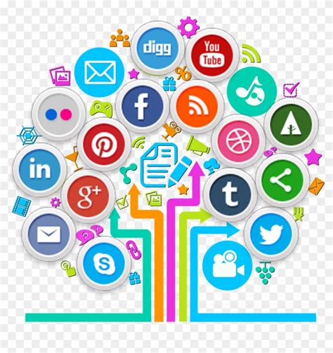 121,000+ vectors, stock photos & psd files. Social Media Clipart Gambar - Social Media Apps ...