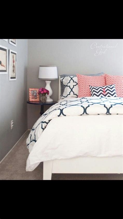 Coral navy blue flower wall art, flower burst dahlia petal print or canvas set of 3, coral navy blue bedroom flower decor, bathroom wall art. Pin on House & Home Decor