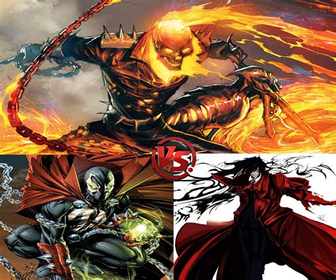 Ghost Rider Vs Spawn And Alucard Battles Comic Vine