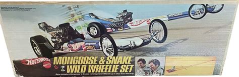 Mongoose And Snake Wild Wheelie Set 1971 Hot Wheels Playset