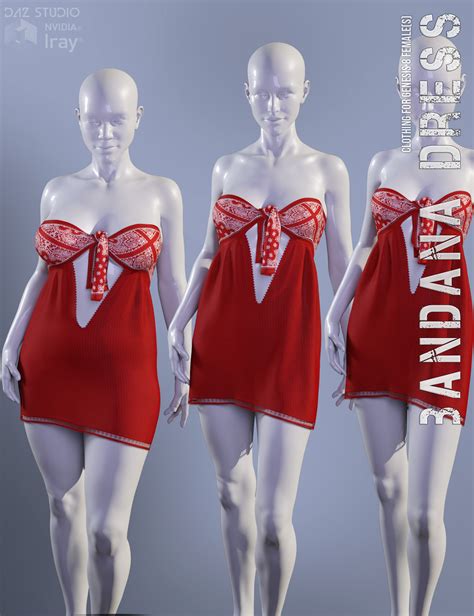 DForce Bandana Dress For Genesis 8 Females 3D Figure Assets Lilflame