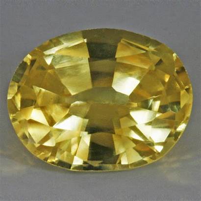 Sapphire Yellow Carat Oval Jewelry Gemstones
