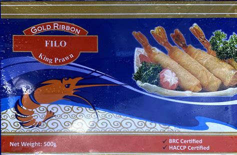 Filo Pastry Prawns 500g Upstream Seafoods Ltd