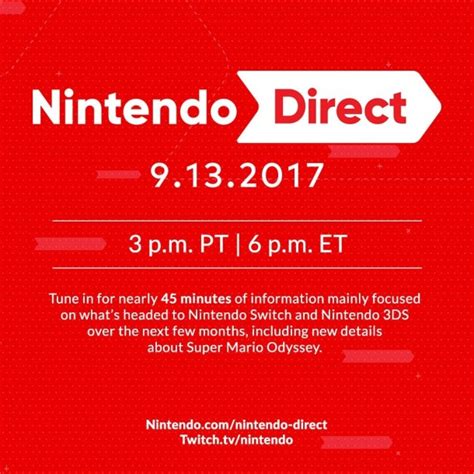 Nintendo Direct Revealed For September 13th Oprainfall