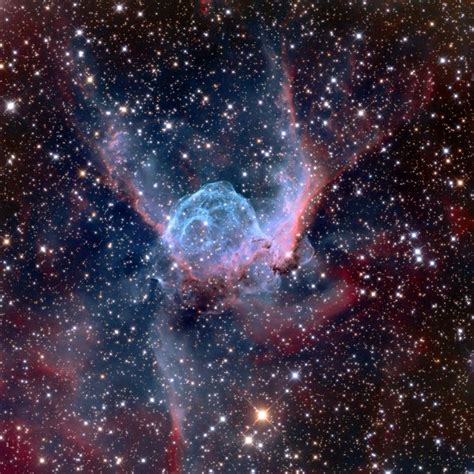 Thors Helmet Nebula In The Canis Major Constellation 15000 Light
