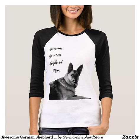 Awesome German Shepherd Mom T Shirt T Shirts For Women Clothes For