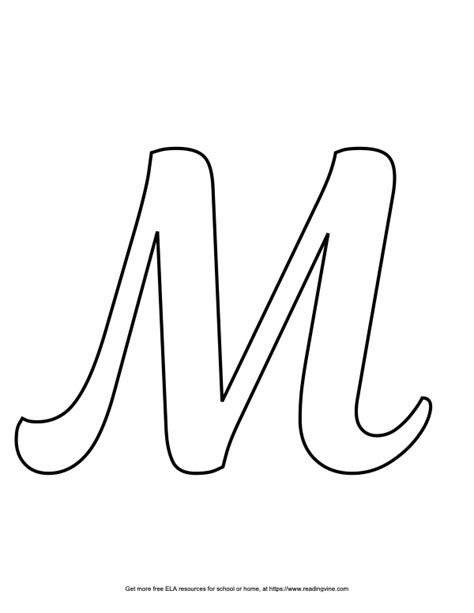 Bubble Letter M 19 Free Printable Styles