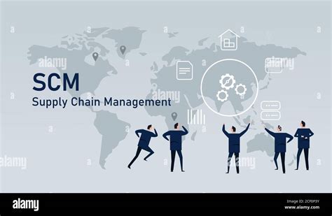 Logistic World Wide Commerce Supply Chain Management Delivery Inventory