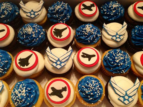United States Air Force Cupcakes Made By Scrumdiliumcious Cakes