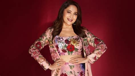 Madhuri Dixit Nenes Floral Anarkali Will Inspire Your Diwali Outfit