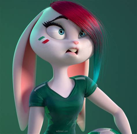 Female Rabbit Cartoon Characters