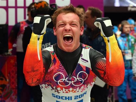 Felix Loch Of Germany Celebrates Winning The Gold Medal During The Men