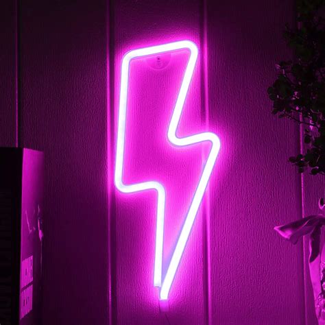 Buy Neon Signs For Bedroom Led Lightning Neon Sign Lightning Bolt