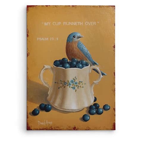 My Cup Runneth Over Giclée David Arms Art Style Living