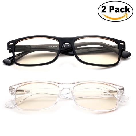 Newbee Fashion Anti Reflective Comfortable Computer Reading Glasses No Magnification Helps