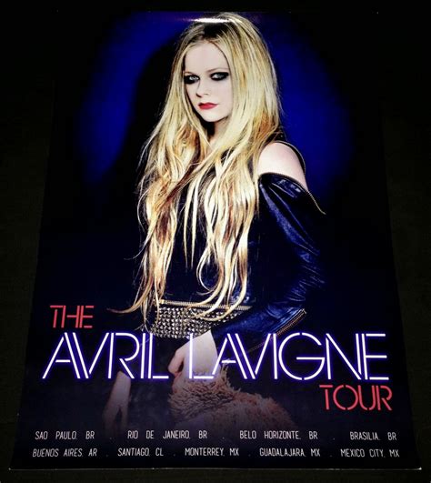 My Avril Lavigne S Collection The Avril Lavigne Tour Poster