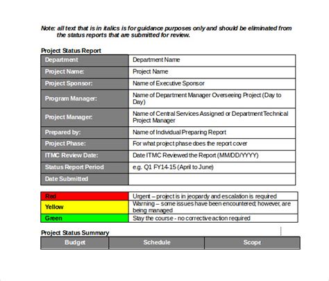 34 Sample Monthly Report Templates Word Pdf