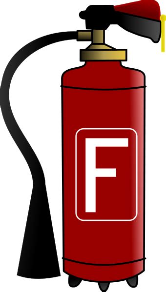 You pass them all the time as you walk the hallways at work or school, and hopefully at home too. File:Fire extinguisher.svg - Wikimedia Commons