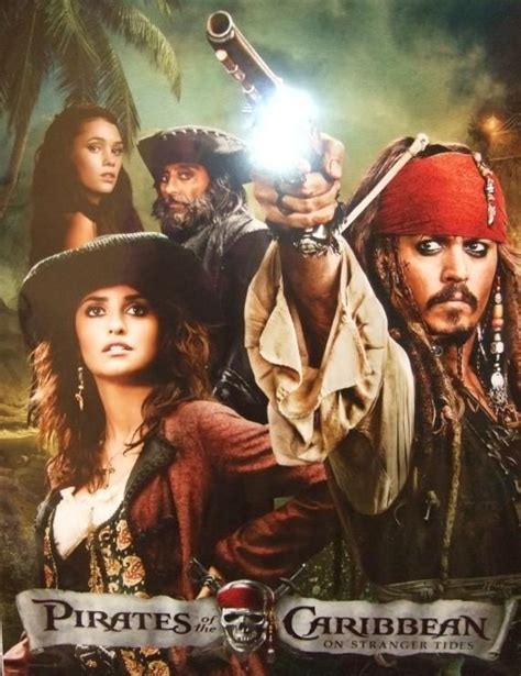 Pirates Of The Caribbean On Stranger Tides Posters Johnny Depp Photo