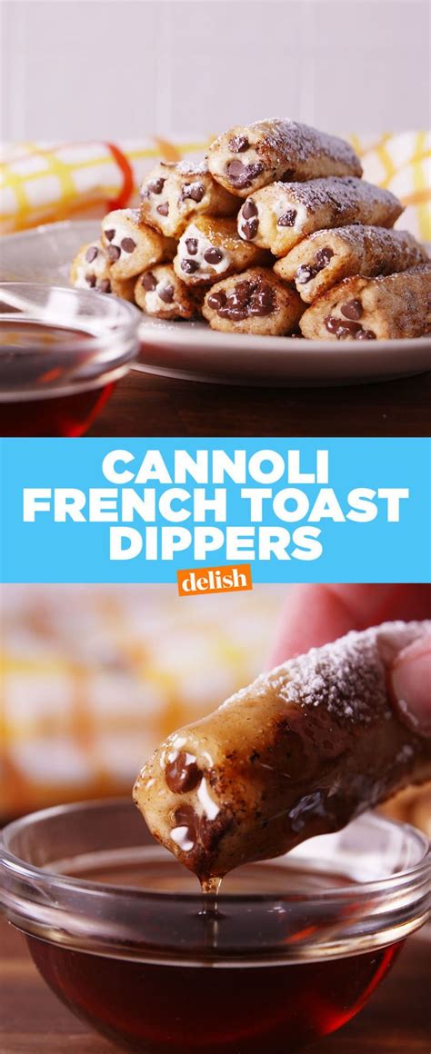 These French Toast Dippers Will Win Over Every Cannoli Lovers Heart