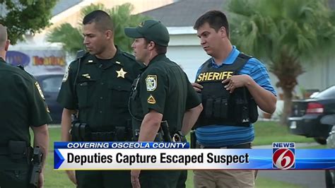 Suspect Who Escaped Osceola Deputy Custody Found At Home Youtube