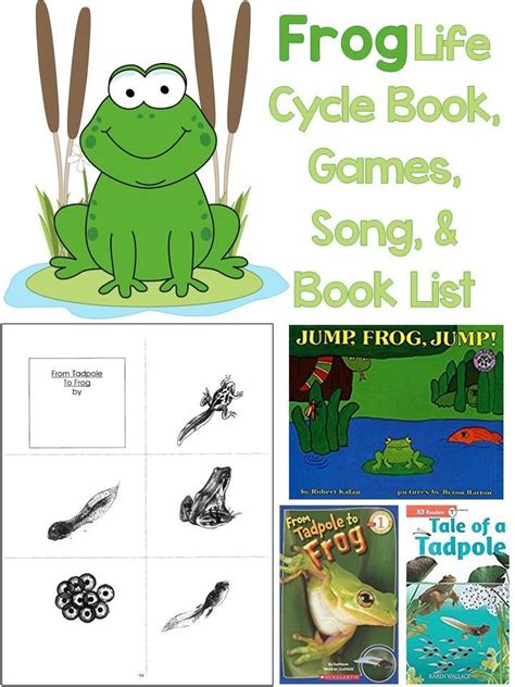 Tadpole To Frog Mini Book 5 Green And Speckled Frogs Frog Book List