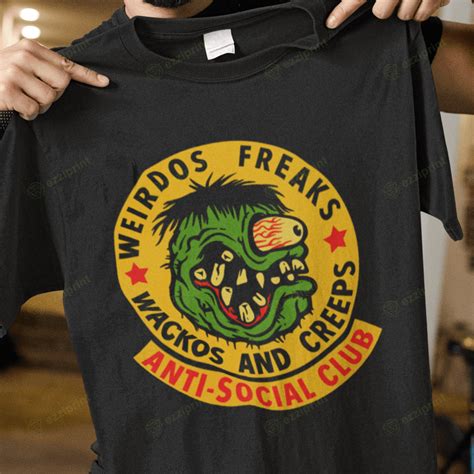 Weirdos Freaks Wackos And Creeps Rat Fink T Shirt Ezziprint