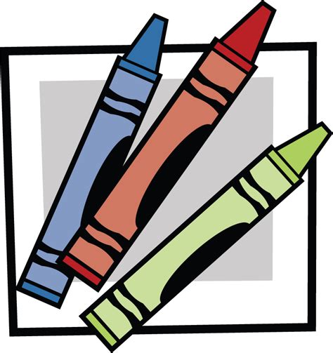 Crayons Clip Art Clipart Best