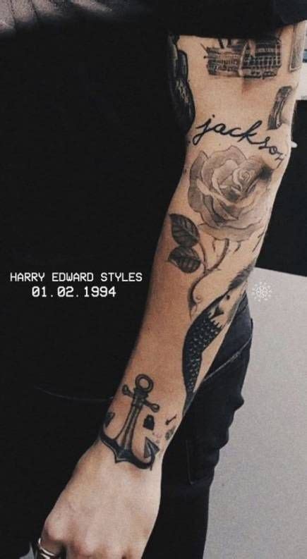 Harry styles gained fame with his musical talent and singing abilities, and the ink on his skin has gained notoriety as well. 48+ Ideas tattoo arm boy harry styles #tattoo | Harry styles tattoos, Harry styles lockscreen ...