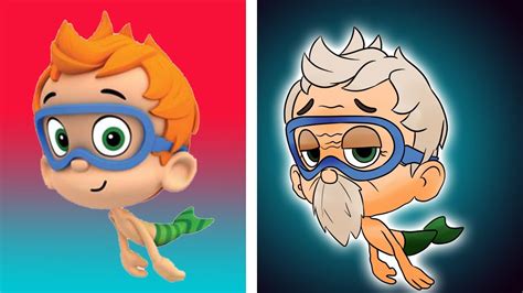 Bubble Guppies Nonny Characters As Old Version Youtube