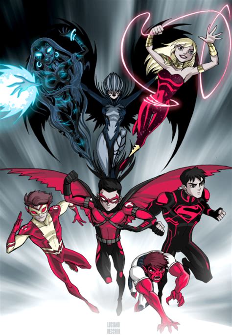 Luciano Vecchio Dc Comics Heroes Teen Titans Teen Titans Fanart