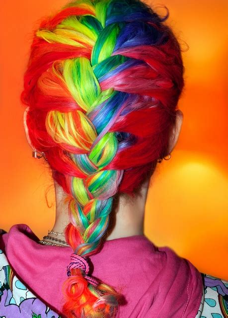 Includes can't miss hair tips and styling tricks. 30 Rainbow Colored Hairstyles to Try - Pretty Designs