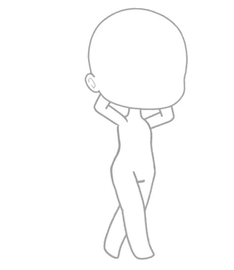 Gacha Life Body Base Poses 2 People - Fluir Wallpaper