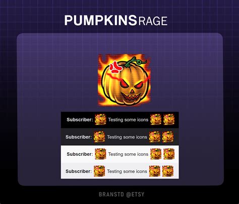 6x Halloween Twitch Emotes Horror Twitch Emotes Etsy