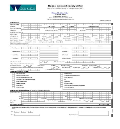 States issue insurance licenses for life, health, or property and casualty lines. Claim form of National Insurance Company - 2020 2021 Student Forum