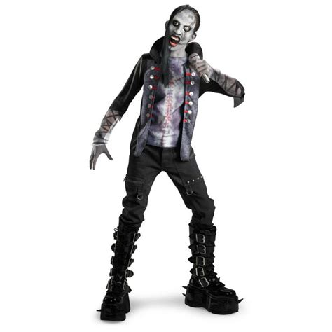 Gothic Zombie Rock Star Boys Costume Costumeville