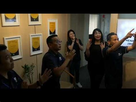 Mont kiara, federal territory/kuala lumpur. Henry Butcher Malaysia (Mont Kiara) Sdn Bhd team cheering ...