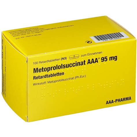 Metoprololsuccinat Aaa Mg St Shop Apotheke Com